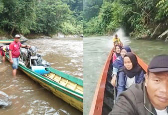 Akses Transportasi Sungai Masih Jadi Andalan Warga