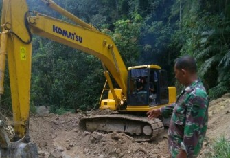 Pengerjaan pembukaan Jalan di Nagori Sinasih Masih Berlangsung
