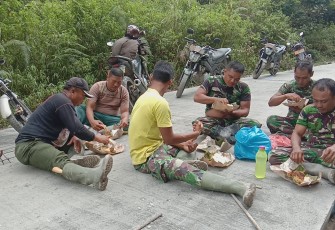 Potret Kebersamaan Satgas Pra TMMD Kodim Simalungun