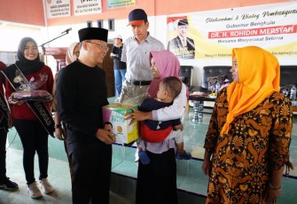 Gubernur Rohidin Kunker ke Desa Hargo Binangun Seluma