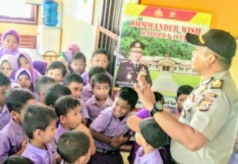 Polsek Simeulue Timur Sambut Kedatangan TK Percontohan