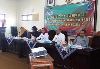 Focus Grup Discussion (FGD) Desain pembangunan Ekonomi Kabupaten Brebes