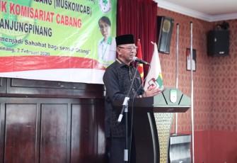 Syahrul Buka MAPENTA dan MUSKOMCAB Pemuda Katolik Cabang Kota Tanjungpinang 