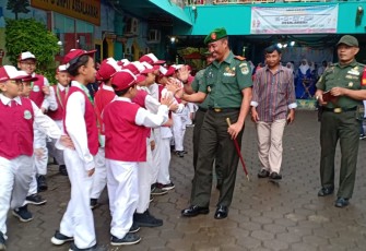 Dandim 0505/JT Kunjungi Yayasan Islamic School