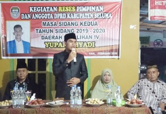 Anggota DPRD Seluma Yupan Ahyadi Serap Aspirasi Warga