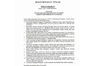 Surat Edaran Bupati Bengkulu Tengah 