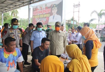 Gubernur dan Kapolda Bengkulu Pastikan Pintu Masuk Perbatasan Jalankan Prosedur Cegah Covid-19