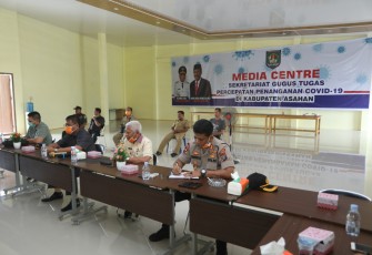 Tim Gugus Tugas Asahan Gelar Rapat Penanganan Covid-19