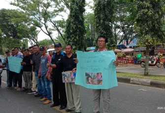 Wartawan Merangin Galang Dana Bantu Enek Penderita Tumor