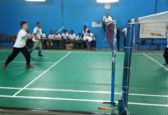 Dandim 0209/LB Buka Turnamen Bulutangkis Mandala Cup ke VI