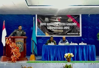Bawaslu Raja Ampat Gelar Rakor Sentra Gakumdu