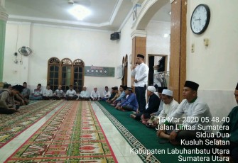 Babinsa Koramil 01/AK Safari Subuh di Masjid Sidua-Dua