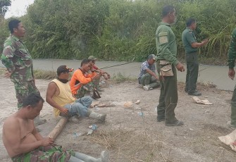 Danramil Selalu Berikan Semangat Satgas Pra TMMD Simalungun