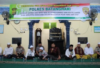 Polres Batang Hari Gelar Peringatan Isra Mi'raj 1441 H