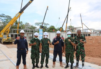 Pembangunan Rumah Sakit Khusus untuk Tangani Pasien Terpapar Corona di Pulau Galang Hampir Selesai