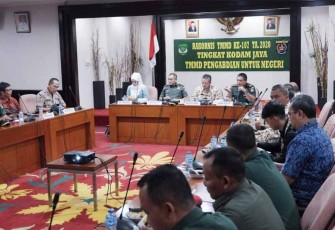 Komando Distrik Militer 0508/Depok bersama Pemerintah Kota Depok Menggelar Rapat Koordinasi Kesiapan Tentara Manunggal Membangun Desa (TMMD) ke-107