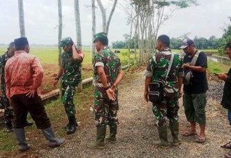Dansatgas TMMD Reguler Pekalongan Rutin ke Lapangan