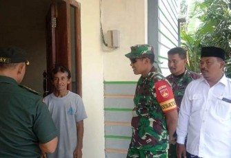 Tim Inspektorat Kodam IV Diponegoro Cek Keluarga Asuh Satgas TMMD Reguler Pekalongan