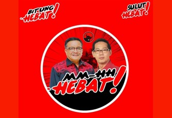Gambar Maurits Mantiri dan Hengky Honandar yang menjadi viral di Medsos