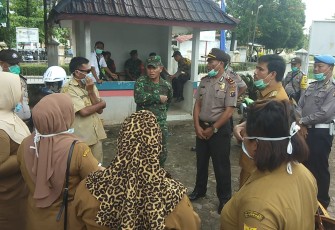 Danramil 11/KP Terus Berikan Imbauan Terkait Virus Corona Diwilayah Teritorialnya