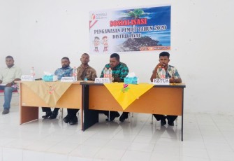 Panwaslu Distrik Ayau Gelar Sosialisasi Pengawasan Partisipatif