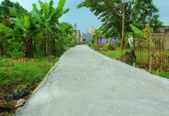 Jalan Haji Amain Dicor Satgas TMMD 107 Kodim 0508/Depok