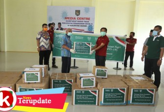 Penyerahan Bantuan APD Dari Tonoto Foundation dan Asian Agri Kepada Gugus Tugas Covid-19 Asahan