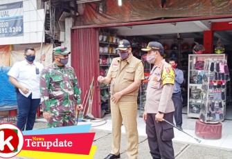 Dandim 0507/Bekasi Bersama 3 Pilar Lakukan Pengecekan di Titik Cek Poin Perbatasan Kota Bekasi Dengan DKI Jakarta