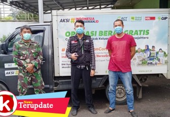 Kolaborasi ACT dan Kodim 0507/Bekasi Distribusikan Bantuan Beras Gratis