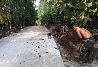 Kegiatan TMMD ke 107 Kodim 0207/SML Banyak Bantu Warga