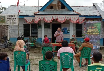 Satgas TMMD Kodim 0207/SmL Berikan Penyuluhan Bela Negara kepada Warga