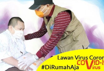 Gubernur Bengkulu Rohidin Mersyah saat memberikan bantuan ke anak panti asuhan