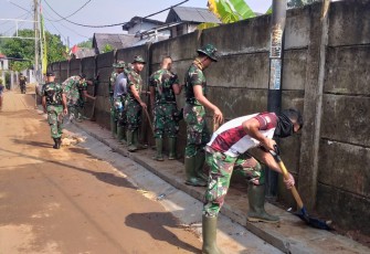 Sambangi Sasaran Fisik Pembuatan Drainase, Dansatgas TMMD 107 Kodim 0508/Depok Beri Apresiasi