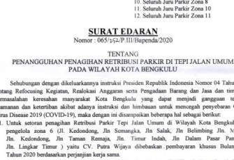 Surat Edaran Wali Kota Bengkulu 