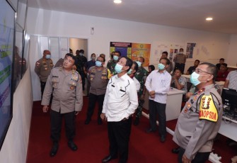 Plt Gubernur Kepri H Isdianto S.Sos MM tinjau kesiapan tim Satgas Gugus Tugas Penanganan Covid-19 Wilayah Kepri