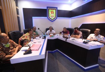 Pemkab Asahan Vidcon Dengarkan Instruksi Kemendagri Soal Percepatan Penanganan Covid-19