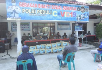 Gerakan Bhakti Sosial Serentak Polri Peduli Covid-19