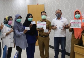 PT Infiny Niaga Abadi Beri Bantuan APD dan InfinyCal ke RSHD Kota Bengkulu 
