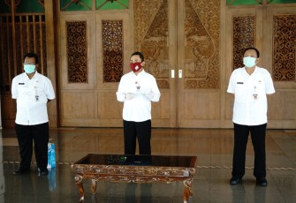 Haryanto ketika memberikan konferensi pers