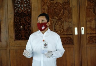 Bupati Pati Haryanto selaku Ketua Gugus Tugas Percepatan Penanganan Covid-19 Kabupaten Pati.