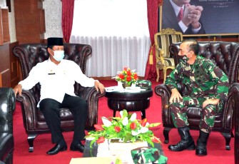 Danrem 033/WP Silaturahmi Bersama Plt Gubernur Kepri