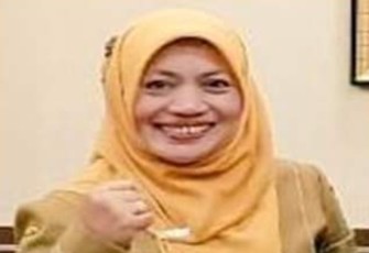 Kepala Dinas Sosial Dra Nurhayati MM