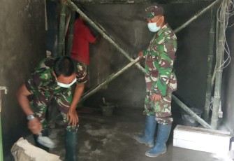 TNI Ahli Ngaci Atasi Perehaban Rumah Rohmat