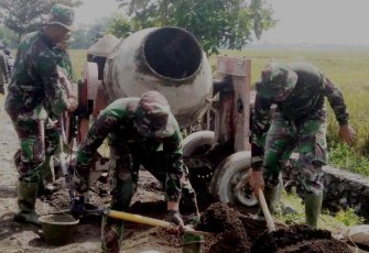 Satgas TMMD Reguler Pekalongan Rela Molor Jam Kerja