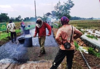 Jalan TMMD Reguler Pekalongan Ruas Jlubang-Bulaksari Segera Rampung