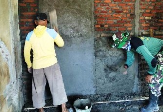 Prajurit Ini Bangga Bisa Menorehkan Prasasti di TMMD Reguler Pekalongan