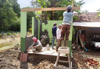 Perkembangan Pos Kamling TMMD Reguler Pekalongan di Dukuh Sutosari Pantirejo