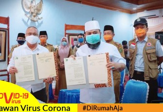 Pemkot Bengkulu Teken MoU Dengan Bulog Terkait Bantuan Pangan terhadap Warga Terdampak Covid-19