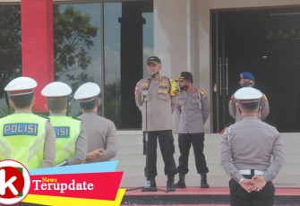 Kabag Ops Polda Kepri Kombes Pol Yerry Oskag S.IK saat berikan arahan dalam apel persiapan Operasi Ketupat Seligi 2020