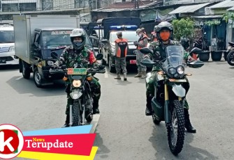 Ramadhan ke-4 Babinsa Koramil 05/Tanah Abang Tetap Laksanakan Patroli PSBB